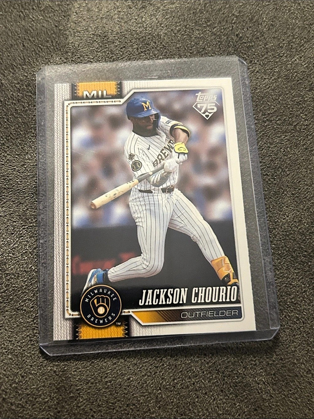 Topps Jackson Chourio 2026 Topps Series 1 #282 Baseball Trading Card